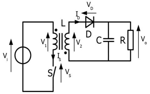 Flyback Transformer Circuit Diagram