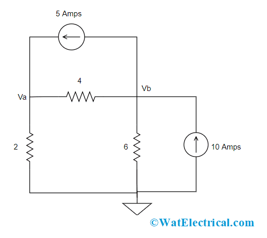 Nodal Analysis With Current Sources