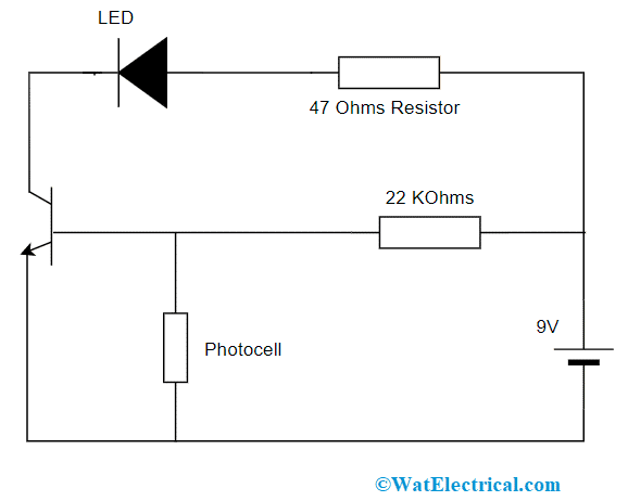 Photocell Circuit Diagram