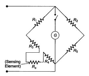 Resistance Thermometer Circuit Diagram