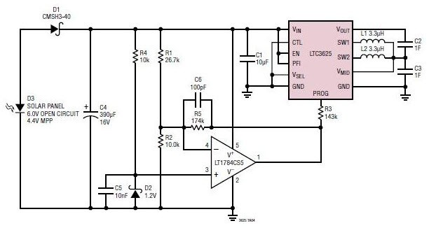 Circuit Diagram of Super Capacitor