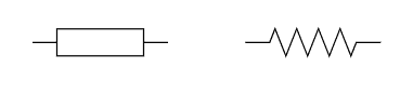 Symbol of Carbon Composition Resistor