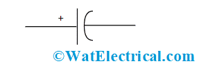 Symbol of Electrolytic Capacitor