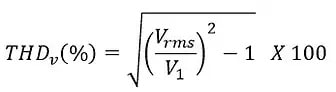 THD of Voltage with RMS