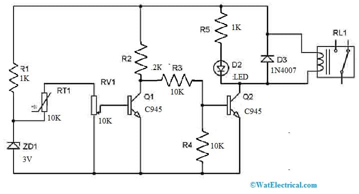 Temperature Switch Circuit Diagram