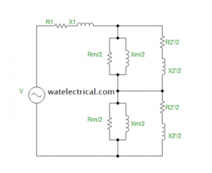 equivalent circuit at standstill