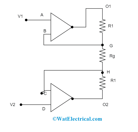 Input Stage Of Instrumentation Amplifier