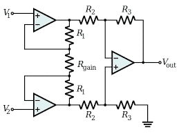 Schematic Diagram Of Instrumentation Amplifier
